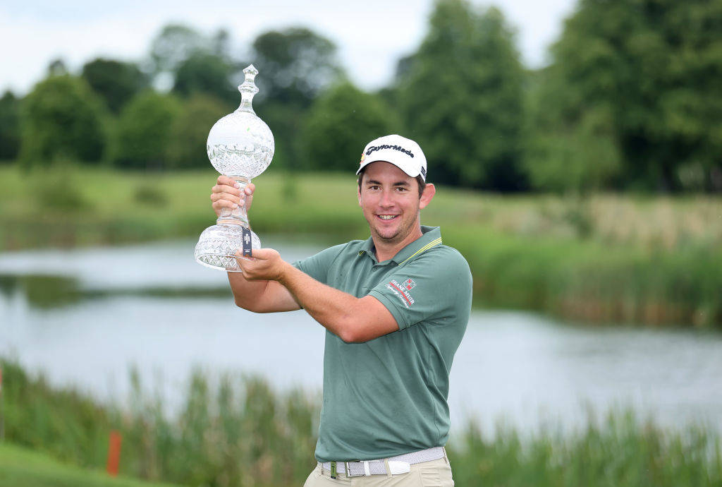 Lucas Herbert, the winner of the 2021 Dubai Duty Free Irish Open